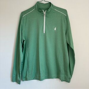 Johnnie-O #JMKO1030 Prep Performance 1/4 Zip Pullover Color 350 Kiwi - Large